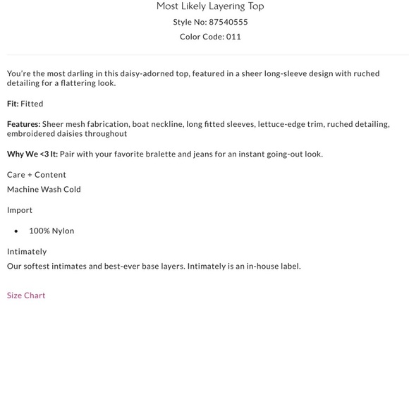 NWT Free People Intimately Glass Roses Red Most Likely Layerying Top New $68 - Picture 5 of 6